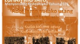 Ninik Mamak Luhah Rio Jayo bersama panitia menyampaikan kesiapan pelaksanaan Kenduri Sko 2026 yang mengusung tema Adot Lamo Pusako Usang di Kota Sungai Penuh.