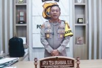 AKBP Arya Tesa Brahmana pindah tugas ke Kapolres Batang Hari setelah mutasi Polda Jambi.