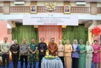 Walikota Alfin SH menghadiri HUT ke-26 DWP Kota Sungai Penuh, Kamis (11/12/2025).
