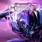 Ilustrasi visual Mobile Legends: Bang Bang yang menampilkan hero dengan desain futuristik dan efek energi, sering digunakan sebagai representasi konten MLBB.