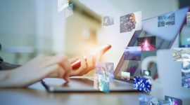 Ilustrasi konten digital.(SHUTTERSTOCK/METAMORWORKS)