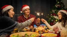 Ilustrasi perayaan Natal.()