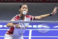 Tim bulutangkis putri Indonesia merayakan kemenangan 3-0 atas Myanmar pada perempat final SEA Games 2025 di Pathum Thani, Thailand.