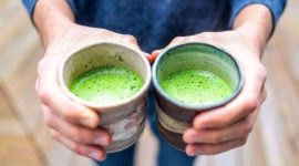 Ilustrasi minuman matcha yang disajikan untuk dinikmati bersama. ( Foto Freepik)