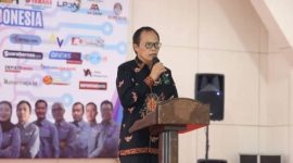 Wakil Wali Kota Sungai Penuh Azhar Hamzah bersama Sekda Alpian menghadiri pelantikan Pengurus SMSI Kerinci–Sungai Penuh periode 2025–2028 yang dilantik Ketua SMSI Provinsi Jambi, Sabtu (13/12).