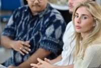 Aktris Film Dewasa Bonnie Blue (ANTARA FOTO/Fikri Yusuf)