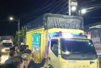 Wako Alfin melepas bantuan kemanusiaan untuk korban banjir di Sumatera Barat.