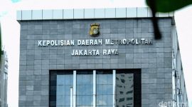 Gedung polisi  Polda Metro Jaya (Andhika Prasetia/detikcom)