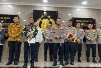 Kapolri Jenderel Sigit dan Menhut Raja Juli (Foto: Devi Puspitasari/detikcom)