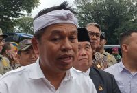 Gubernur Jawa Barat Dedi Mulyadi saat ditemui di Gedung Sate, Kota Bandung, Rabu (3/12/2025).