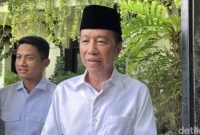 Presiden ke-7 RI Joko Widodo di kediamannya,( Foto Detik)