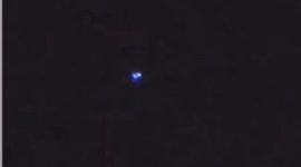 Penampakan cahaya berwarna biru terekam di langit malam Depok dan sempat viral di media sosial.