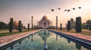 Taj Mahal di Agra sebagai destinasi wisata paling populer di India