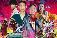 Poster event Berburu Item Kutukan Free Fire yang menghadirkan diskon hingga 100% melalui livestream di YouTube Andra ST.