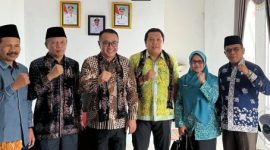 Ketua DPRD Kota Sungai Penuh Hutri Randa menghadiri peresmian Kantor Camat Pesisir Bukit.