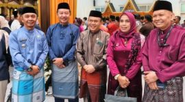 Wakil Ketua I DPRD Kota Sungai Penuh Hardizal menghadiri Paripurna Istimewa HUT Provinsi Jambi ke-69.