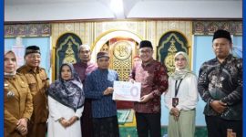 Wako Alfin memberikan dukungan pada kegiatan TPA dan pengembangan Musholla Al Hidayah, Selasa, 27 Januari 2026.