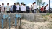 Walikota Alfin dan Wawako Azhar meninjau SPAM Hamparan Rawang di Sungai Penuh.