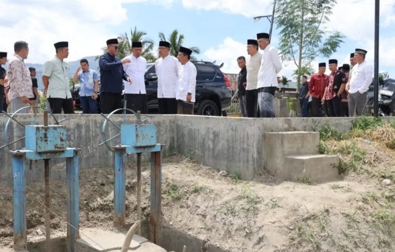 Wako Alfin dan Wawako Azhar meninjau SPAM Hamparan Rawang.(30/1)