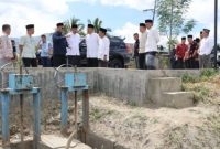 Wako Alfin dan Wawako Azhar meninjau SPAM Hamparan Rawang.(30/1)