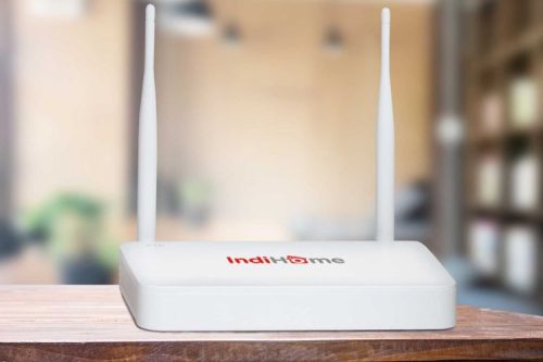 Modem WiFi IndiHome yang digunakan pelanggan untuk mengakses layanan internet rumah. Pada Kamis (22/1/2026), layanan IndiHome dilaporkan mengalami gangguan di sejumlah wilayah.