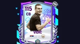 Nemanja Vidic dan George Best resmi hadir di puncak event Festive Fixtures FC Mobile dengan OVR 115 menjelang event TOTY.