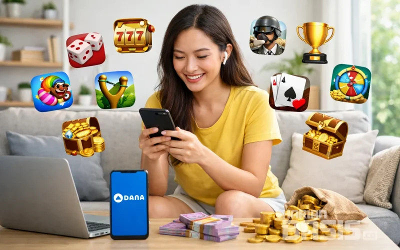 Bermain game di ponsel bisa menambah saldo DANA secara mudah