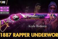 Tampilan game Free Fire dengan informasi kode redeem aktif yang bisa diklaim hari ini.