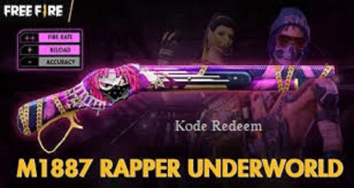 Tampilan game Free Fire dengan informasi kode redeem aktif yang bisa diklaim hari ini.