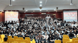 Siswa SLTA Kerinci dan Sungai Penuh mengikuti lomba Desain Grafis di Fusako Fest 2026.