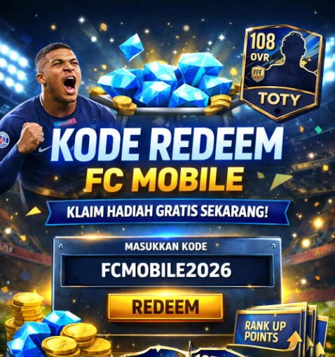 Pemain FC Mobile berburu kode redeem terbaru untuk mendapatkan Gems dan pemain OVR tinggi.