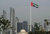 Bendera Uni Emirat Arab (UEA) berkibar sebagai simbol kedaulatan dan sikap resmi pemerintah di tengah ketegangan kawasan Timur Tengah.