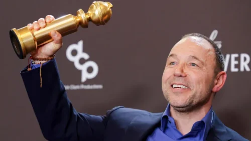 Stephen Graham added a Golden Globe to the string of awards he's won for Adolescenc