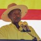 Foto: Yoweri Museveni saat menutup kampanye pada Januari 2026 (AFP/