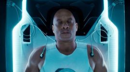 Poster film Bloodshot dengan Vin Diesel