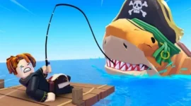 Gameplay Fish It Roblox dengan hadiah kode redeem Januari 2026.