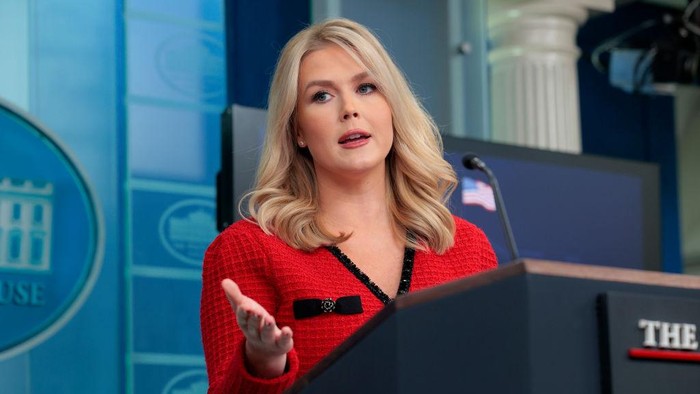 Sekretaris Pers Gedung Putih Karoline Leavitt (Foto: Chip Somodevilla/Getty Images)