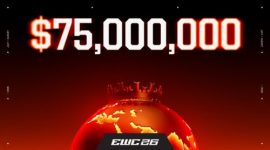 Suasana pertandingan Esports World Cup 2026 di Riyadh, Arab Saudi, yang menawarkan total hadiah USD 75 juta.