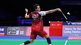Jonatan Christie menjadi salah satu wakil Indonesia yang berlaga di India Open 2026 di New Delhi.