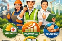 Bulan K3 Nasional 2026 Perkuat Ekosistem Kerja Aman  keselamatan (ilustrasi AI)