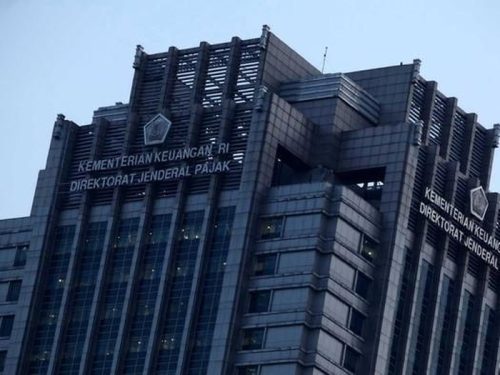 Gedung Direktorat Jenderal Pajak (DJP) Kementerian Keuangan di Jakarta.