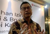 Kepala BPOM RI Taruna Ikrar menyampaikan penjelasan mengenai temuan kopi ilegal yang mengandung bahan kimia obat berbahaya.