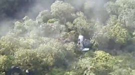 Foto: Lokasi penemuan serpihan pesawat ATR 42-500 yang jatuh di Gunung Bulusaraung. (Dokumen Istimewa)