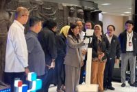 Menkomdigi Meutya Hafid meluncurkan aturan registrasi SIM card menggunakan biometrik wajah. Foto: Agus Tri Haryanto