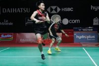 Pasangan ganda putra Indonesia, Raymond Indra/Nikolaus Joaquin, bersiap menghadapi laga semifinal Indonesia Masters 2026 di Istora Gelora Bung Karno, Jakarta.