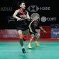 Pasangan ganda putra Indonesia, Raymond Indra/Nikolaus Joaquin, bersiap menghadapi laga semifinal Indonesia Masters 2026 di Istora Gelora Bung Karno, Jakarta.