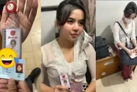 Tangkapan layar unggahan Facebook yang menampilkan Khairun Nisyah, perempuan yang viral setelah menyamar sebagai pramugari Batik Air.