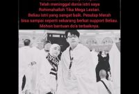 Istri Pesulap Merah meninggal dunia. Foto: dok instagram Pesulap Merah