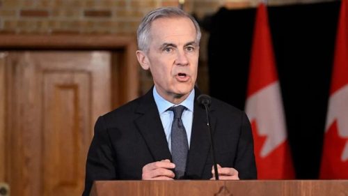 “Perdana Menteri Kanada Mark Carney menegaskan kemandirian Kanada dalam pidato nasional di Quebec City, menjelang sesi legislatif baru.”