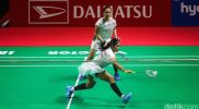 Rachel Allessya Rose dan Febi Setianingrum bertanding di semifinal Indonesia Masters 2026 di Istora GBK